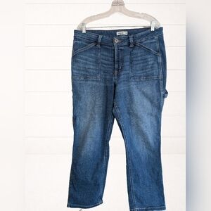 Edgely slim Straight Ankle High Rise Utility Size 16